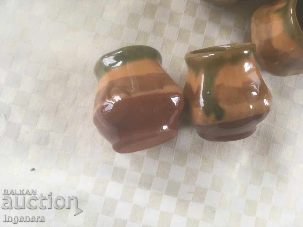 Auction TROYAN CERAMICS FROM THE 70'S BRANDY FOR BRANDY SERVICE Auction TROYAN CERAMICS FROM THE 70'S BRANDY FOR BRANDY SERVICE