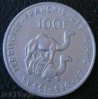 100 Franci 1970 Afar și Issa