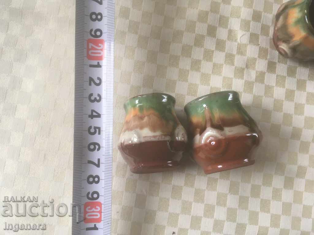 Auction TROYAN CERAMICS FROM THE 70'S BRANDY SERVICE Auction TROYAN CERAMICS FROM THE 70'S BRANDY SERVICE