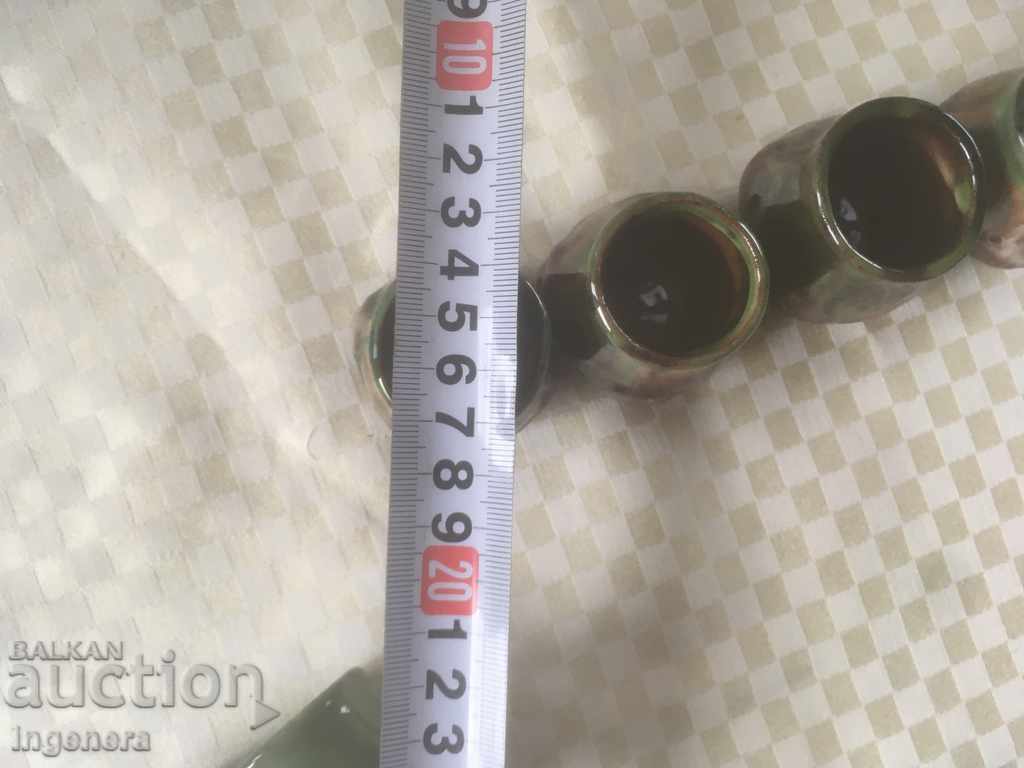 Delivery of TROYAN CERAMICS FROM THE 70'S BRANDY SERVICE Delivery of TROYAN CERAMICS FROM THE 70'S BRANDY SERVICE