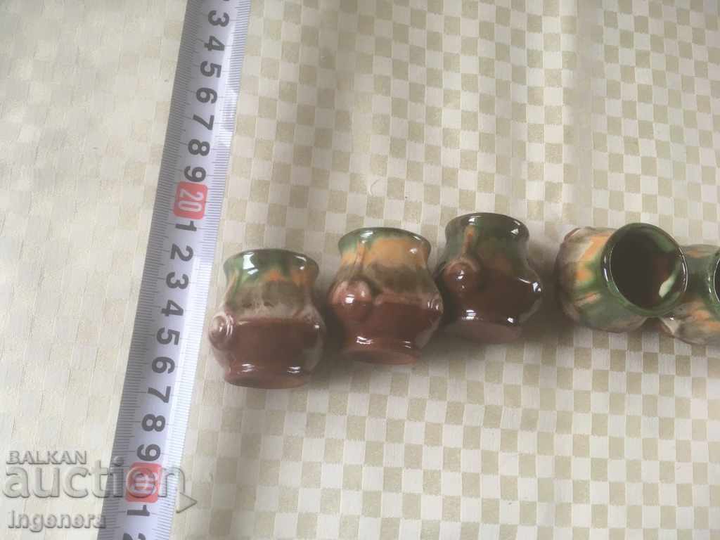 Auction TROYAN CERAMICS FROM THE 70'S SERVICE FOR HEATED BRANDY Auction TROYAN CERAMICS FROM THE 70'S SERVICE FOR HEATED BRANDY