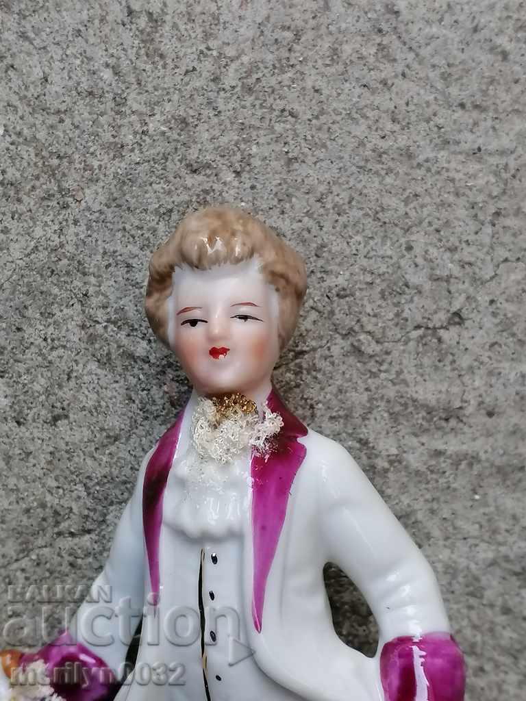 Old porcelain figure, plastic, figurine, porcelain - 5