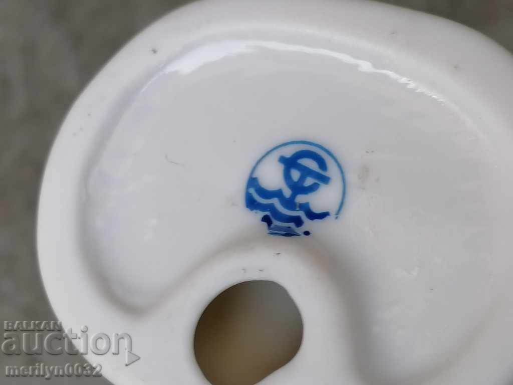 Old porcelain figure, plastic, figurine, porcelain - 6