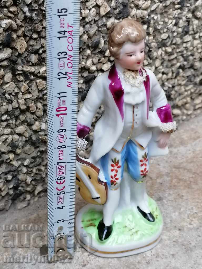 Old porcelain figure, plastic, figurine, porcelain - 7