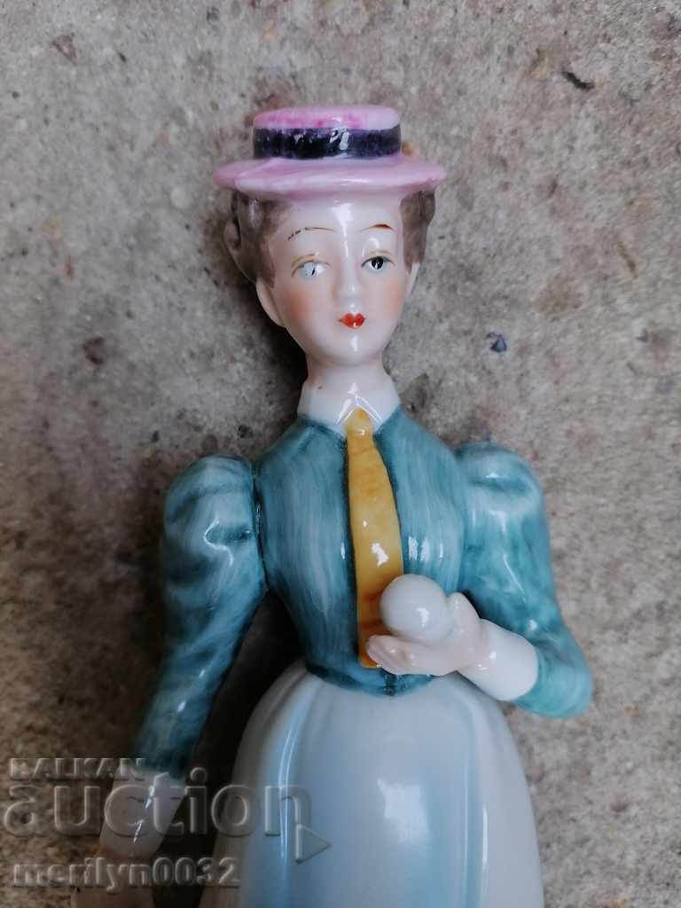 Old porcelain figure, plastic, figurine, porcelain - 6 Old porcelain figure, plastic, figurine, porcelain - 6