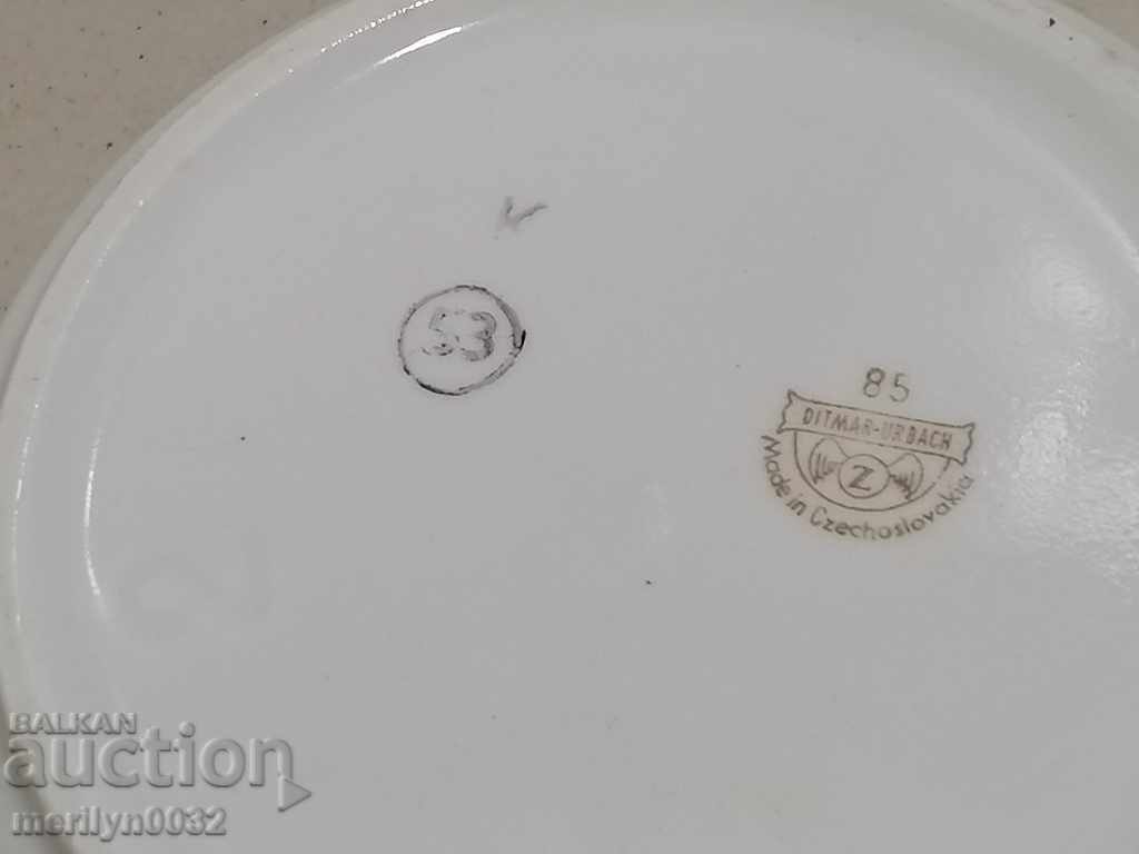 Old Czech service 4 buy porcelain cup castron 1953 - 7 Old Czech service 4 buy porcelain cup castron 1953 - 7