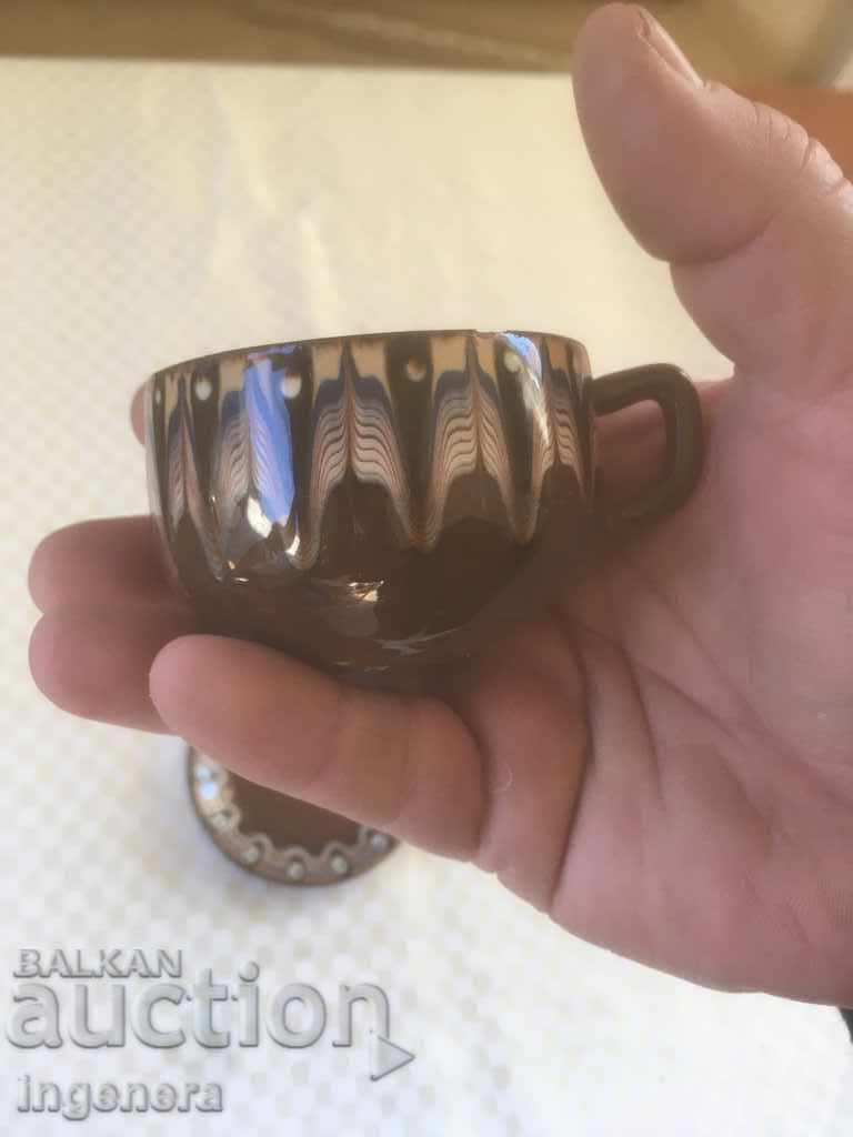 TROYAN CERAMICS FROM THE 70'S CUP OF COFFEE PLATES - 5 TROYAN CERAMICS FROM THE 70'S CUP OF COFFEE PLATES - 5