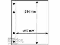 Importa V1 Sheets of PVC for banknotes with one hole