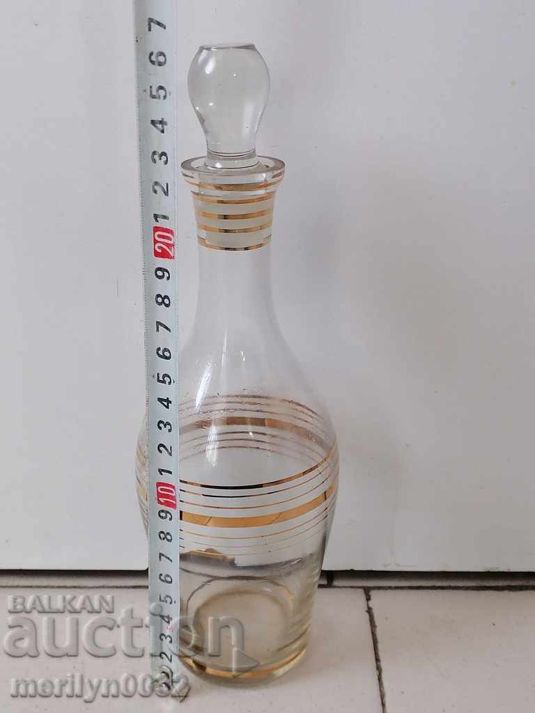 Delivery of Carafe cap muffler bottle gilding mid 20th century Delivery of Carafe cap muffler bottle gilding mid 20th century