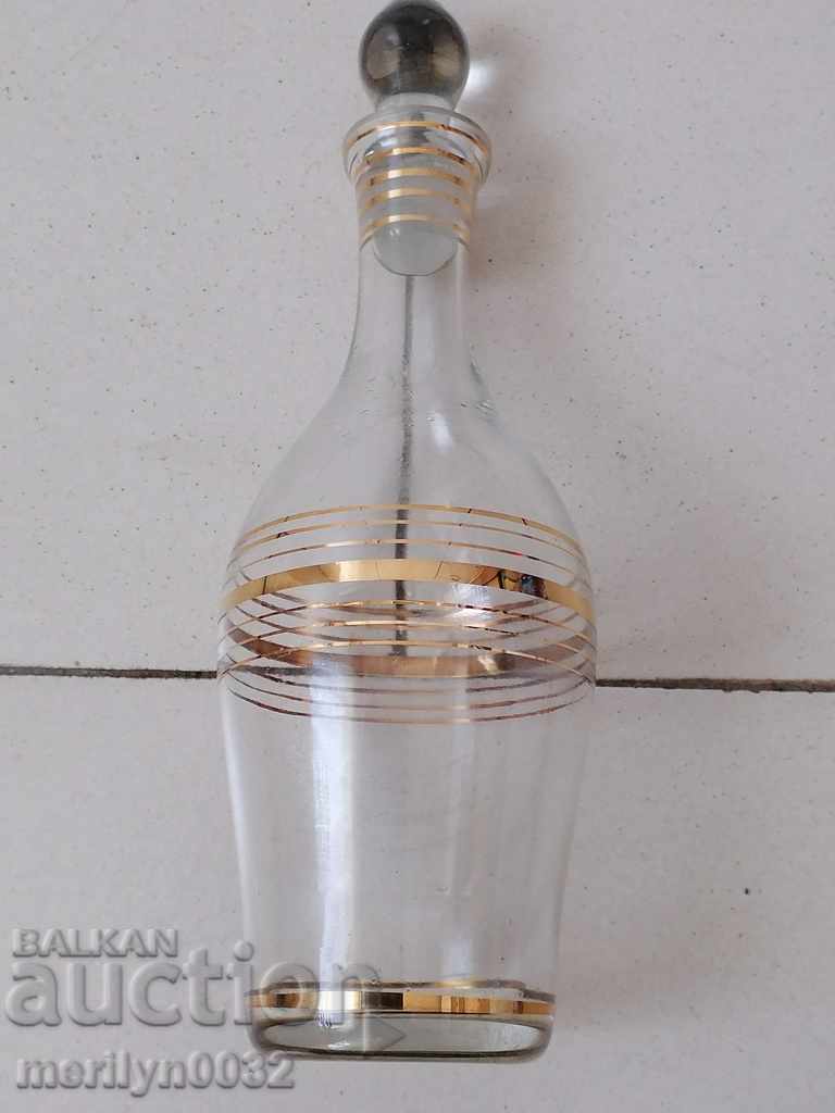 Carafe cap muffler bottle gilding mid 20th century - 5 Carafe cap muffler bottle gilding mid 20th century - 5