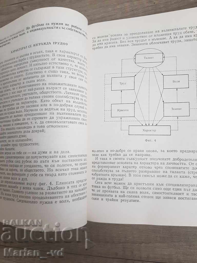 Delivery of The book "Let's play football" S. Stoyanov 1984 Delivery of The book "Let's play football" S. Stoyanov 1984