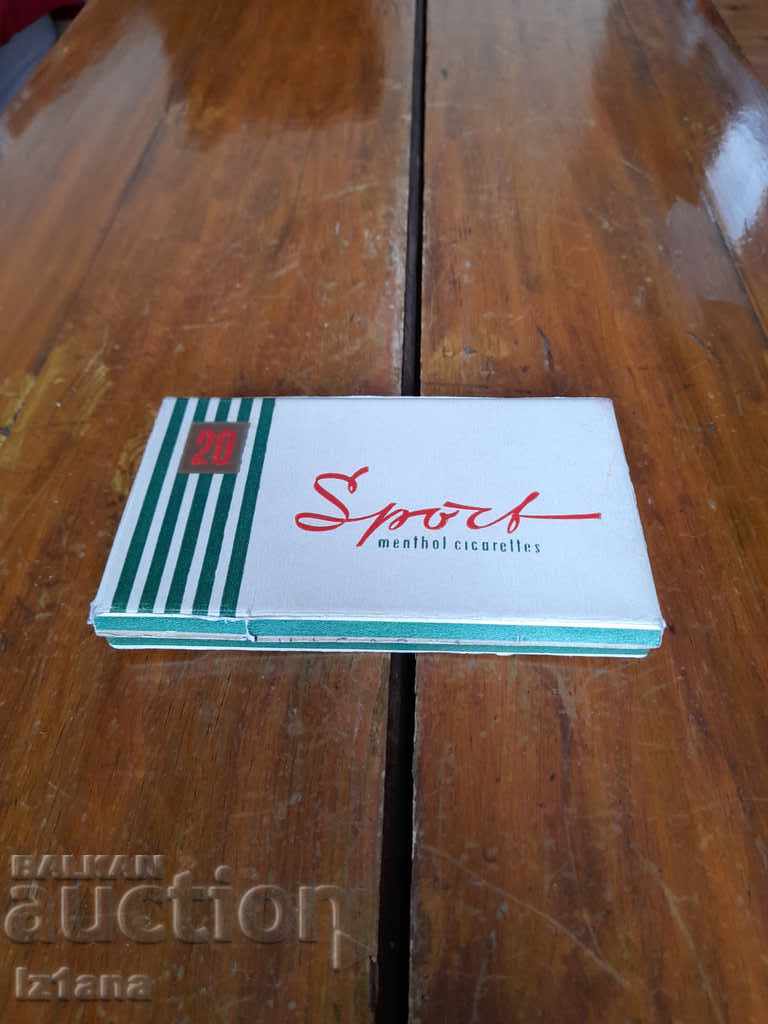 Old box of Sport cigarettes