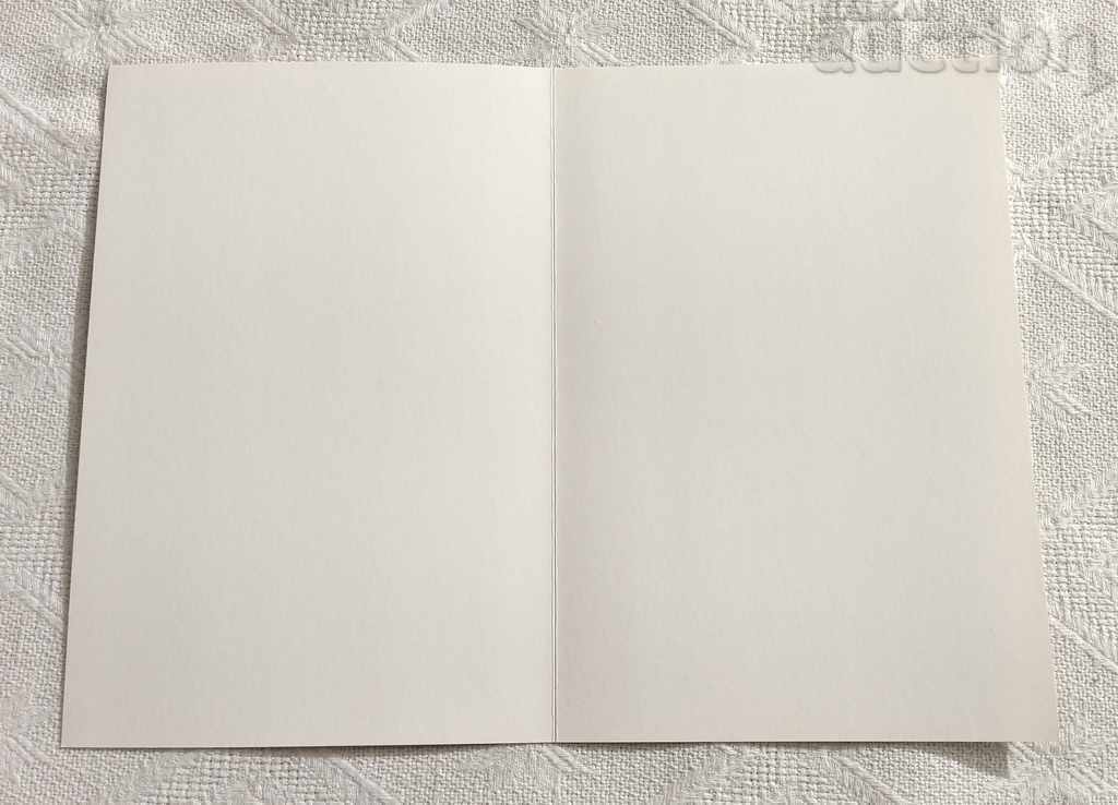 CHRISTMAS MOTIF CARD PAINTED BY THE MOUTH AUTHOR ROSMARY WEBER with price 1.00 BGN | € 0.51 CHRISTMAS MOTIF CARD PAINTED BY THE MOUTH AUTHOR ROSMARY WEBER with price 1.00 BGN | € 0.51