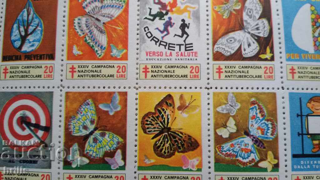 ITALIA 1965 - Foaie MARCA CURATA cu preț 4.80 BGN | € 2.45