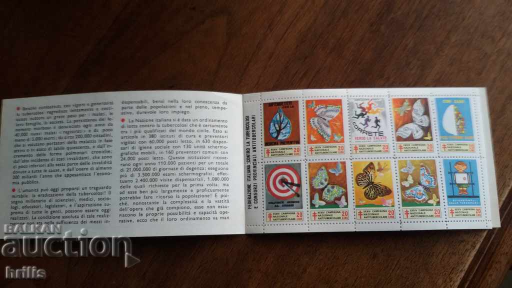 Livrarea ITALIA 1965 - Foaie MARCA CURATA