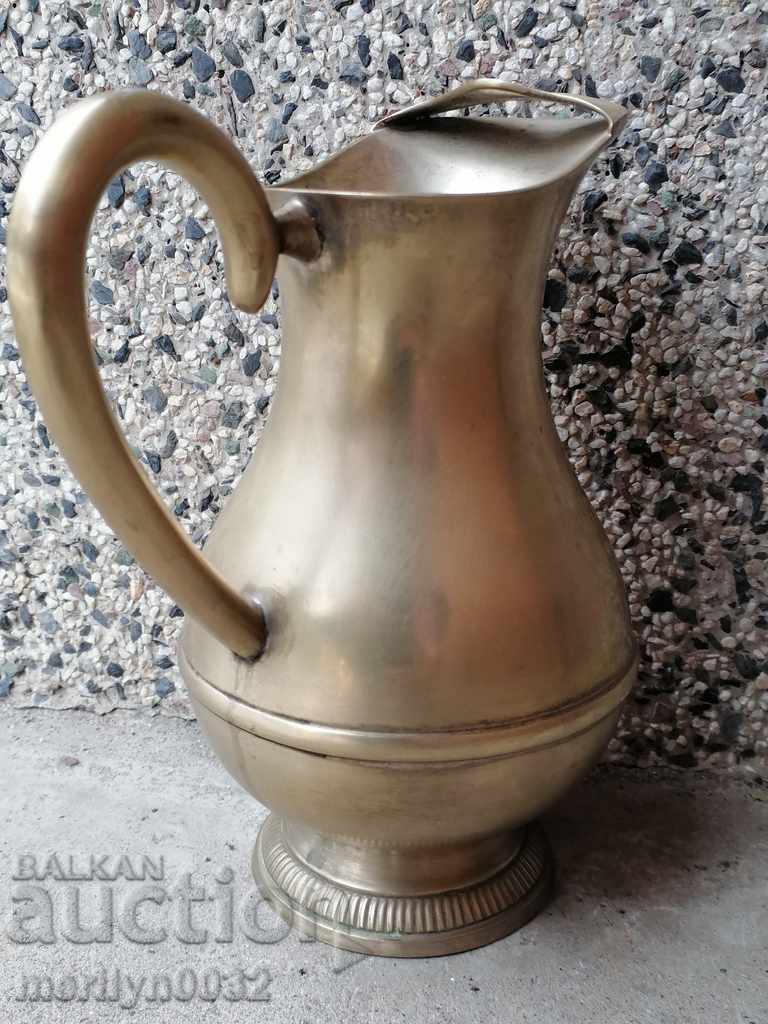 Jug brass with seal interior vessel cup goblet - 5 Jug brass with seal interior vessel cup goblet - 5