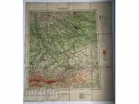1943 Harta militară a Bucureștiului, al Doilea Război Mondial