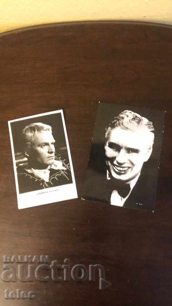 Charlie Chaplin și Lawrence Olivier