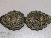 Revival silver buckles embossed buckle from the costume