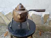 An old copper kettle