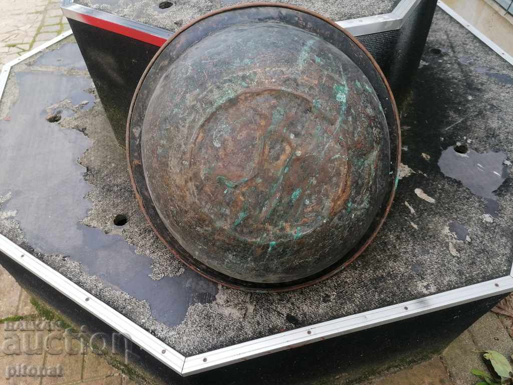 Auction Authentic copper basin Kingdom of Bulgaria Auction Authentic copper basin Kingdom of Bulgaria