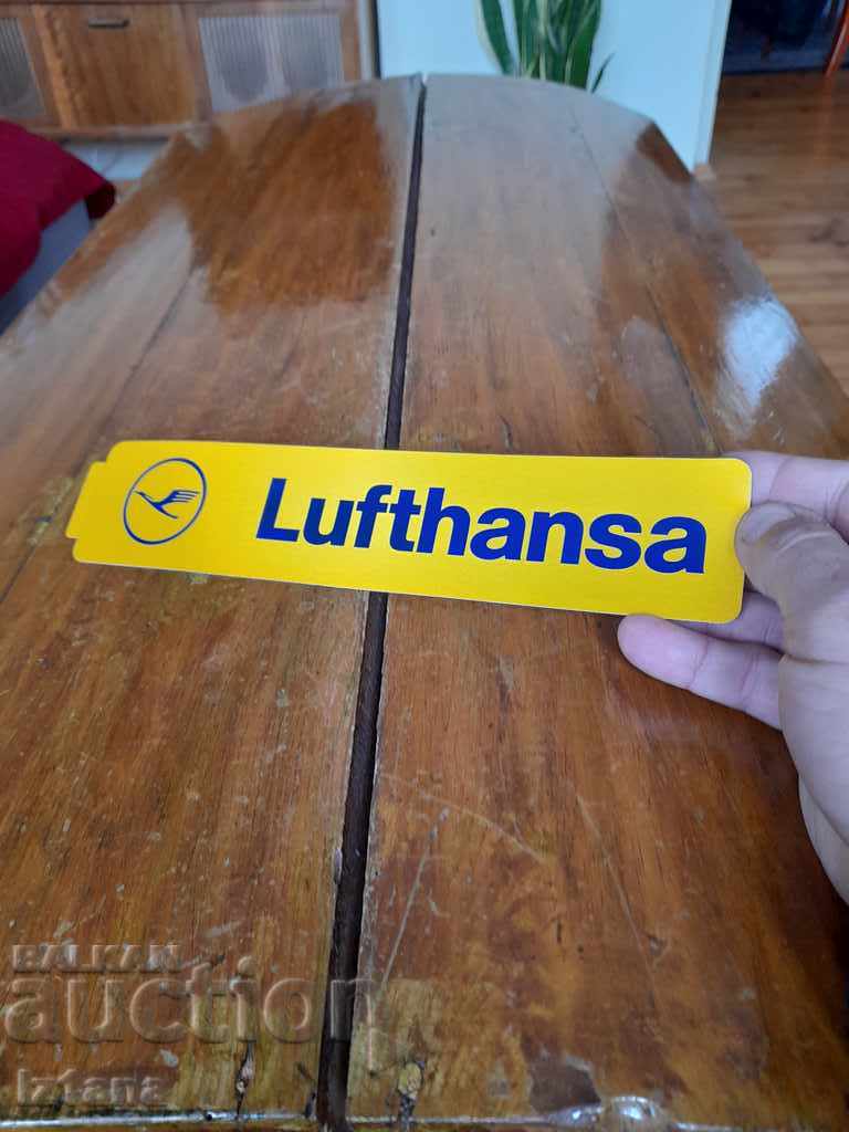 Old sticker, Lufthansa sticker with price 10.00 BGN | € 5.11 Old sticker, Lufthansa sticker with price 10.00 BGN | € 5.11