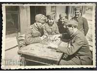 1840 Царство България войници игра шах Охрид Македония 1944г