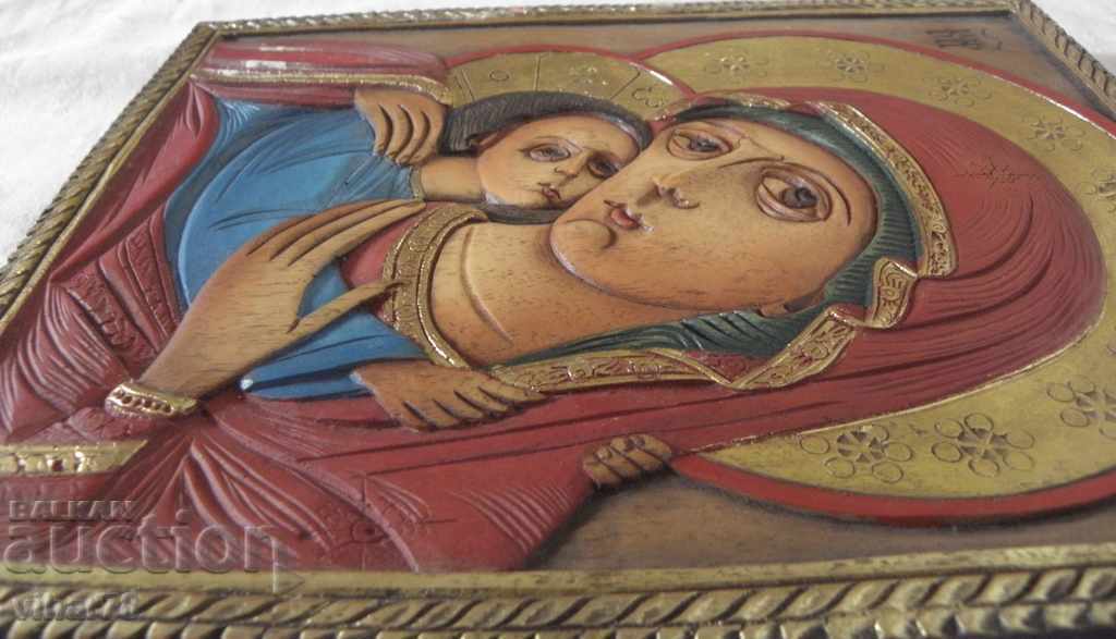 Auction  ICON-WOOD CARVING