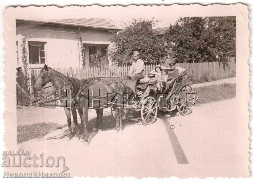 SMALL OLD PHOTO MILITARY OFFICER PHAETON A720