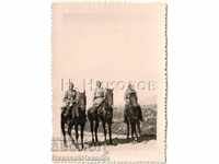 SMALL OLD PHOTO MILITARY CAVALRY A729