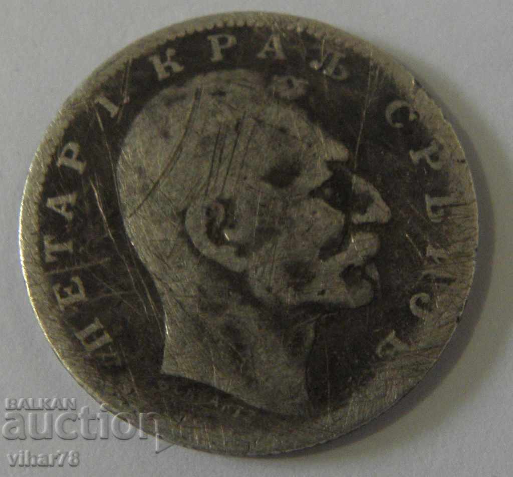 Livrarea 1 DINAR argint-1904 Livrarea 1 DINAR argint-1904