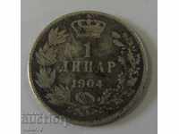 1 DINAR silver-1904