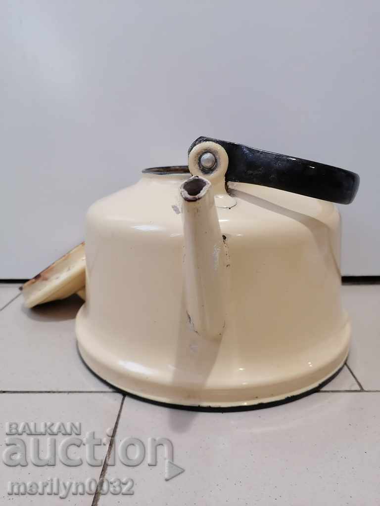 Delivery of Enameled teapot from the Sotsa, a vessel with enamel, USSR