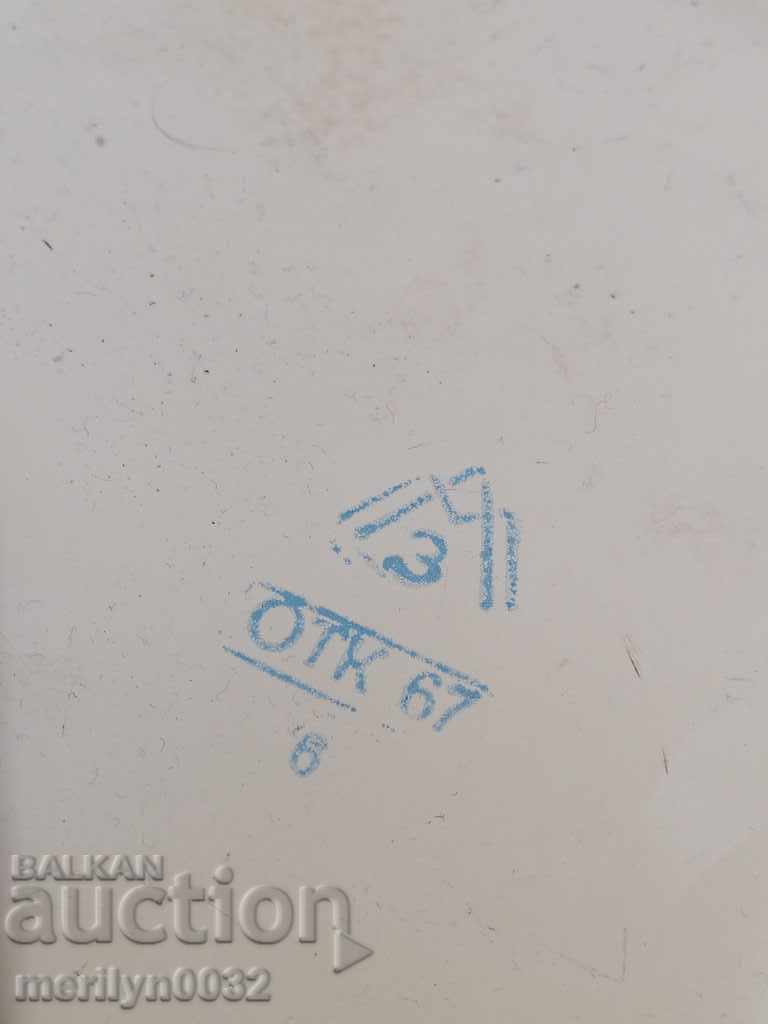 Enameled teapot from the Sotsa, a vessel with enamel, USSR - 7