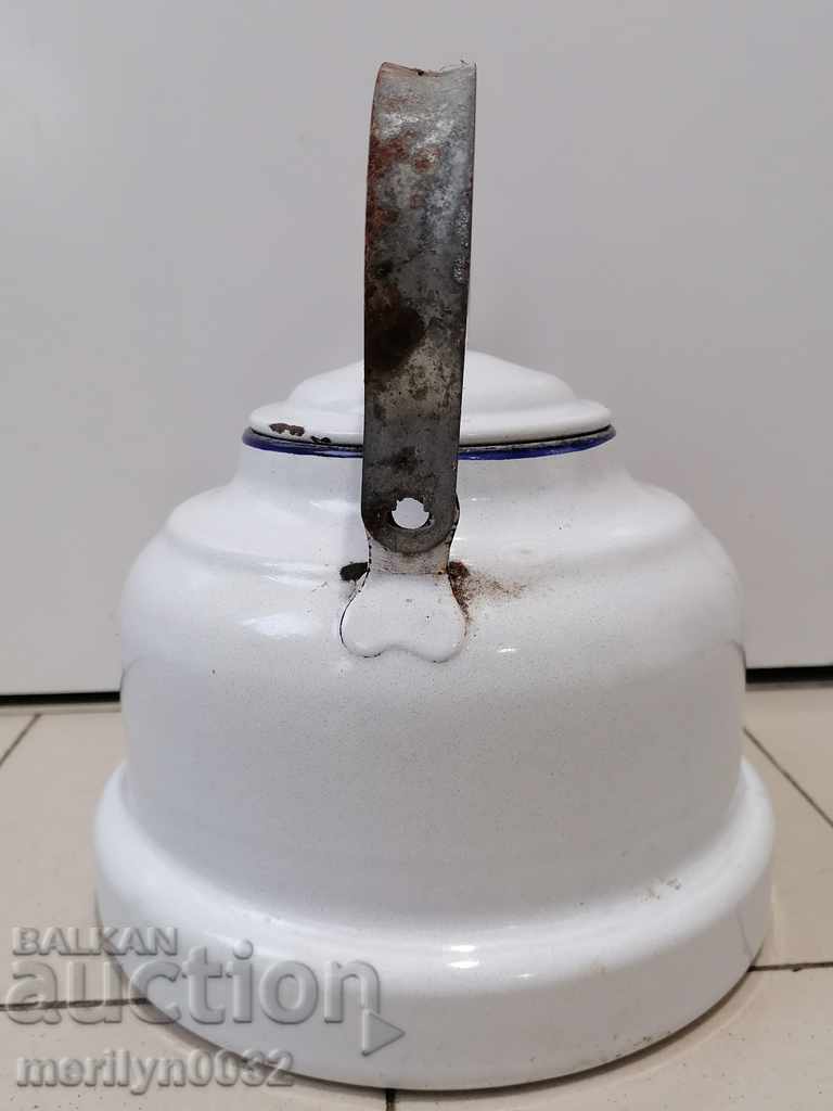 Auction Enameled teapot from the Sotsa, a vessel with enamel, USSR Auction Enameled teapot from the Sotsa, a vessel with enamel, USSR