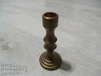 № * 5808 old metal / bronze candlestick