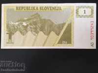 Slovenia 1 Tolar 1990 Pick 1 Ref 7354