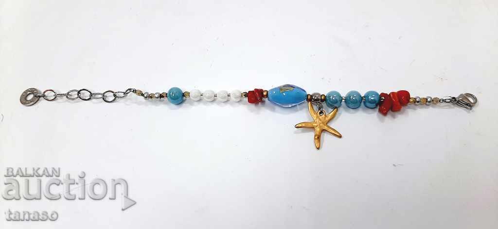 Auction Starfish bracelet, beads (1.4) Auction Starfish bracelet, beads (1.4)
