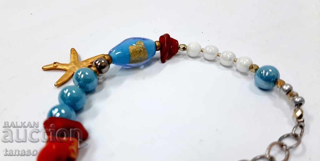 Starfish bracelet, beads (1.4) - 5 Starfish bracelet, beads (1.4) - 5