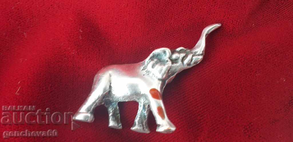 Miniature figure of an elephant for luck / silver with price 130.00 BGN | € 66.47 Miniature figure of an elephant for luck / silver with price 130.00 BGN | € 66.47
