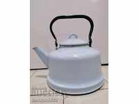 Ceainic emailat de la Sotsa, un vas cu email, URSS