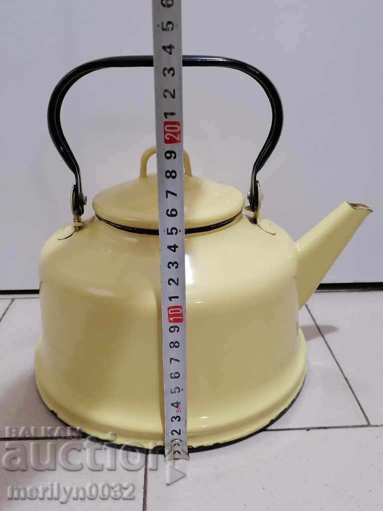 Delivery of Enameled teapot from the Sotsa, a vessel with enamel, USSR