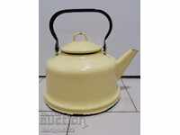 Επισμαλτωμένη τσαγιέρα από τη Σότσα, αγγείο με σμάλτο, ΕΣΣΔ