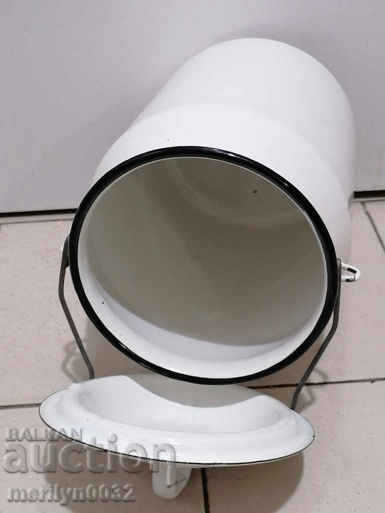 Доставка на Соц канче емайл капак метална чаша канчок емайлиран съд Доставка на Соц канче емайл капак метална чаша канчок емайлиран съд