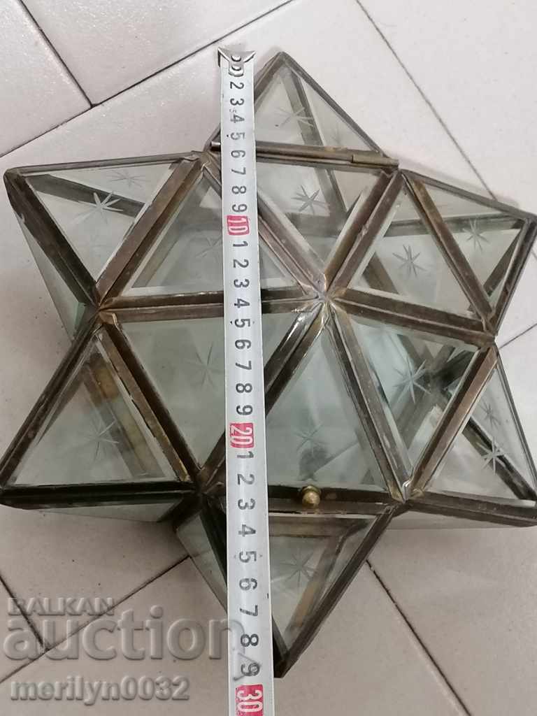 Auction Glass Jewish bonbonniera crystal 19th century chic dish Auction Glass Jewish bonbonniera crystal 19th century chic dish