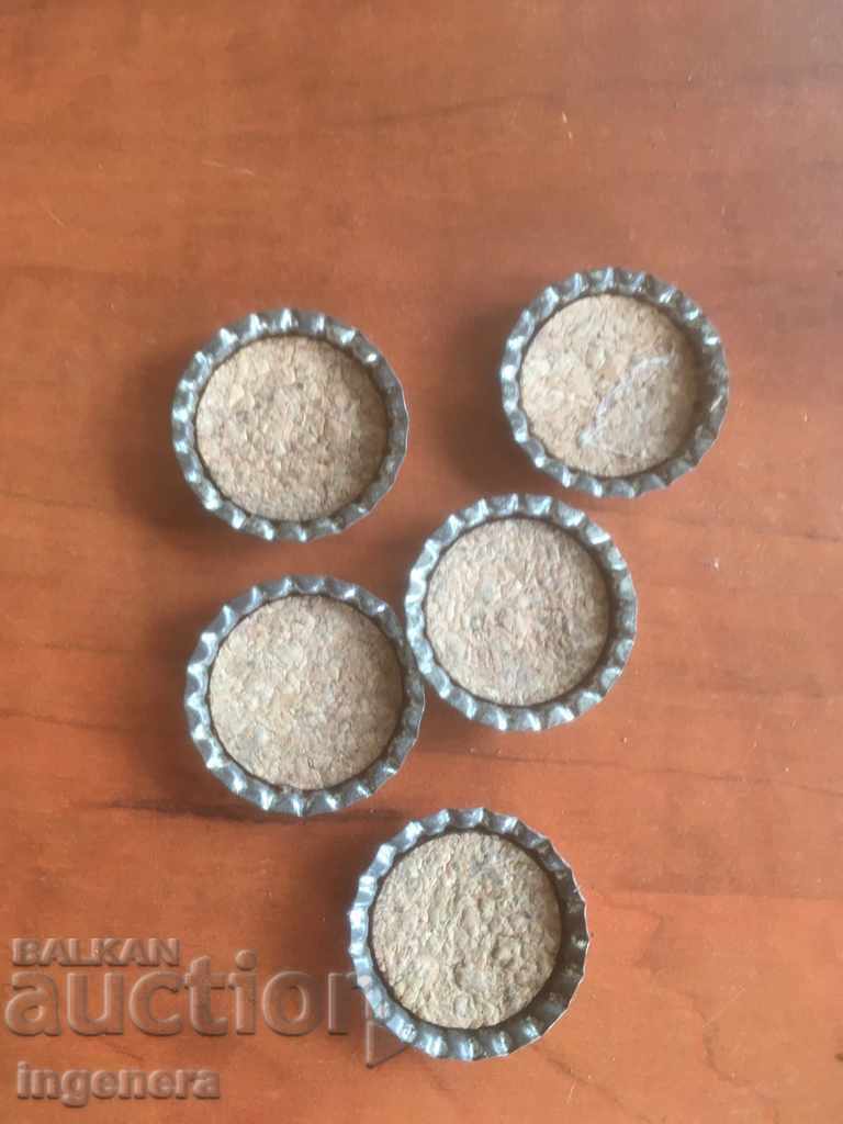 LEMONADE CAP OF 5 HUNDRED NEW RETRO CORK-5 PCS with price 18.00 BGN | € 9.20 LEMONADE CAP OF 5 HUNDRED NEW RETRO CORK-5 PCS with price 18.00 BGN | € 9.20