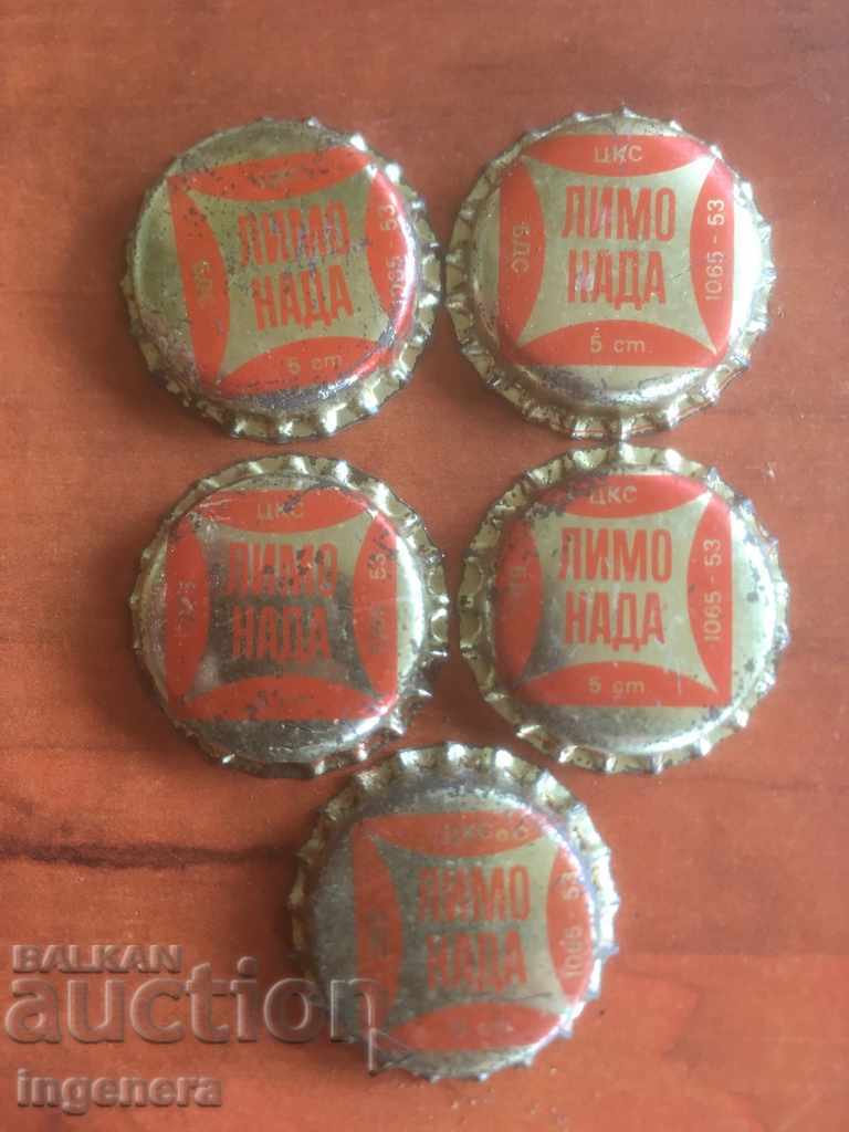 Delivery of LEMONADE CAP OF 5 HUNDRED NEW RETRO CORK-5 PCS Delivery of LEMONADE CAP OF 5 HUNDRED NEW RETRO CORK-5 PCS