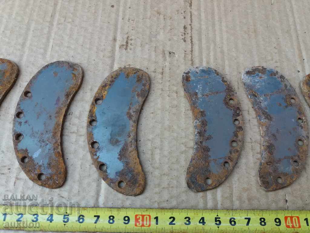 SET OF 6 FORGED BUFFALOE HORSESHOES - 6 SET OF 6 FORGED BUFFALOE HORSESHOES - 6