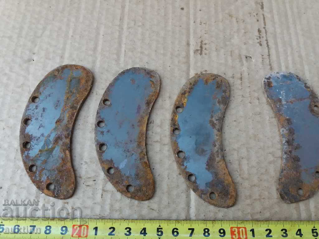 SET OF 6 FORGED BUFFALOE HORSESHOES - 7 SET OF 6 FORGED BUFFALOE HORSESHOES - 7