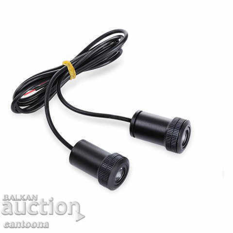 Delivery of LED logo projector for doors